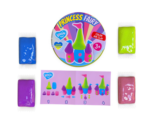 Набір для ліплення із повітряним пластиліном Princess Fairy  ТМ Lovin 70138  Castle