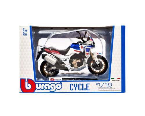Детская модель Мотоцикла "Honda Africa Twin Adventure" Bburago 18-51030-3 масштаб 1:18