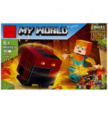 Дитячий конструктор "Minecraft" MG692-2, 40 деталей