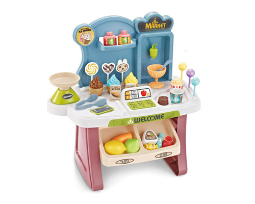 Дитячий ігровий магазин-прилавок 668-72-73с аксесуарами  668-72