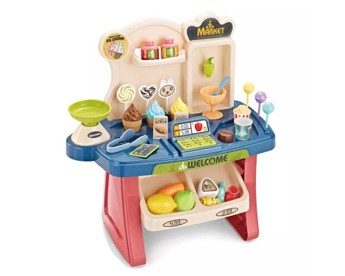 Дитячий ігровий магазин-прилавок 668-72-73с аксесуарами  668-73