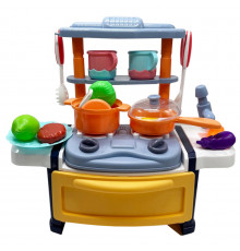 Дитяча іграшкова кухня 899-1 звук, світло, посуд, продукти