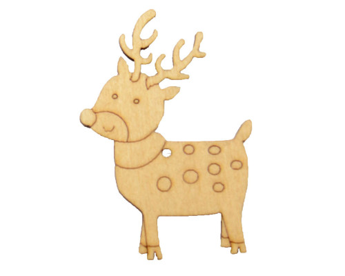 Набір для творчості новорічний Розпис акриловими фарбами "Олень та пінгвін" Умняшка НГ-002/2