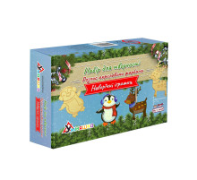 Набор для творчества новогодний Роспись акриловыми красками "Олень и пингвин" Умняшка НГ-002/2