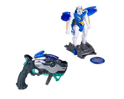 Дитячий ігровий набір S5 L1 ГАЛЕР Screechers Wild! EU686111 запускач-бластер, машинка-трансформер