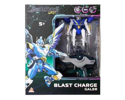 Дитячий ігровий набір S5 L1 ГАЛЕР Screechers Wild! EU686111 запускач-бластер, машинка-трансформер