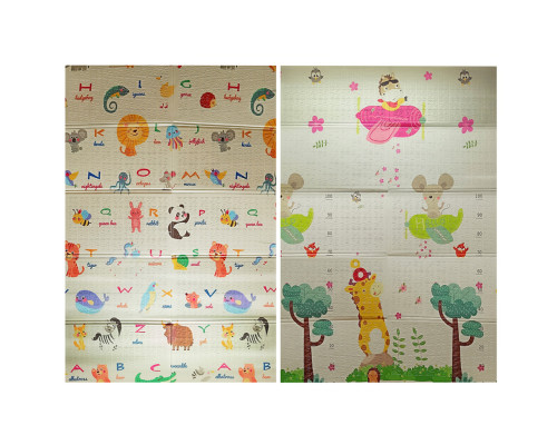 Дитячий Термокилимок двосторонній складний K6601-6, 180 х 120 х 0,8 см