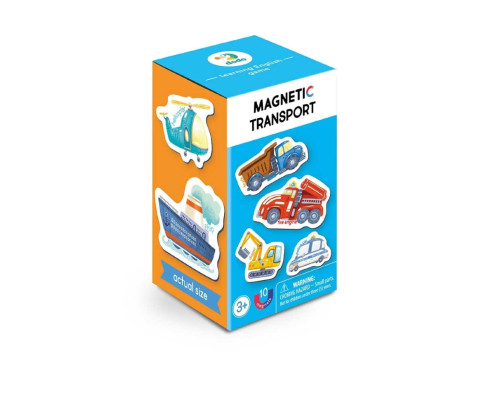 Набір магнітів "Види транспорту" 200266, 10 елементів в комплекті