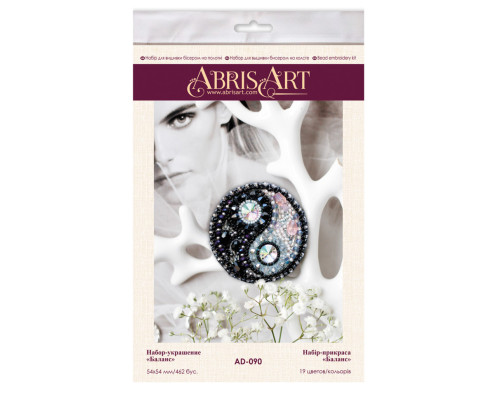 Набір для вишивання бісером прикраси "Баланс" AD-090 на натуральному полотні
