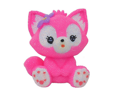 Детский набор для творчества "Фигурная копилка Лисичка" AF3, размер 15х12 см