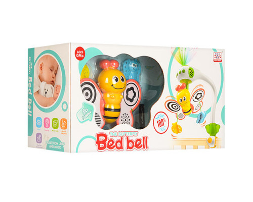 Дитяча карусель з підвісками на ліжечко WS6805 з проектором неба