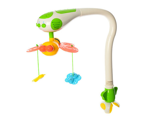 Дитяча карусель з підвісками на ліжечко WS6805 з проектором неба