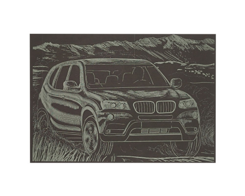 Гравюра А5 "Джип" ГрА5з-11 економ варіант у пакеті 21 х 14,8 см