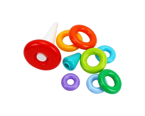 Дитяча іграшка "Пірамідка" 1904TXK видувна, 9 елементів, 31 см