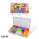Набор резинок для плетения браслетов 037-158 в пластиковом боксе