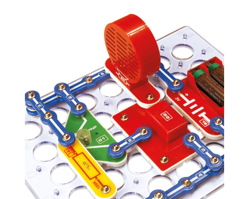 Електронний конструктор "Перші кроки в електроніці" DOKA D70710 набір В, 15 схем, звук та світло