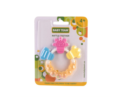 Детская погремушка-прорезыватель "Цветочек" 8410