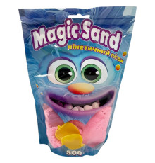 Креативна творчість "Кінетичний пісок Magic sand" 39403-8 рожевий 500 грам