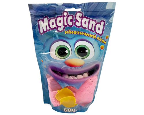 Креативна творчість "Кінетичний пісок Magic sand" 39403-8 рожевий 500 грам