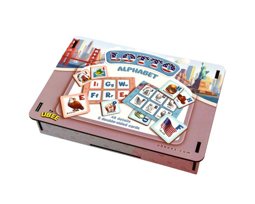 Дитяче лото "Американська абетка" PSD291