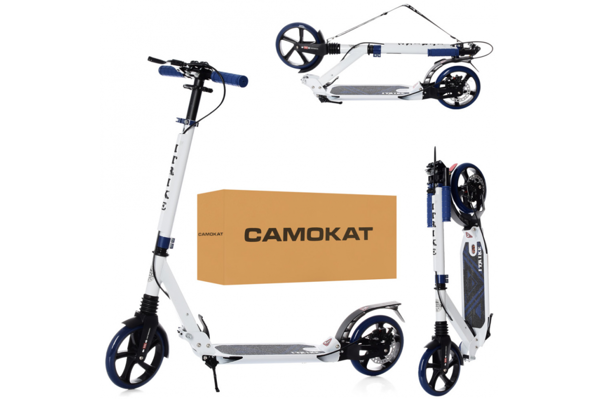 Самокат городской iTrike SR2-018-11-WBL взрослый