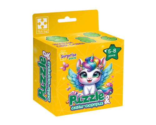 Дитячі пазли з сюрпризом "Єдиноріжка"1 VT8030-01, 180 деталей