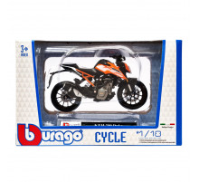 Детская модель Мотоцикла "KTM 250 Duke" Bburago 18-51030-4 масштаб 1:18