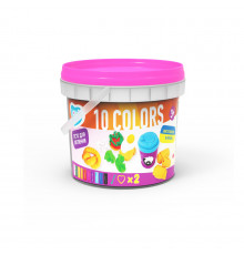 Набір тіста для ліплення "Відерце міні для дівчаток" TM Lovin 41153