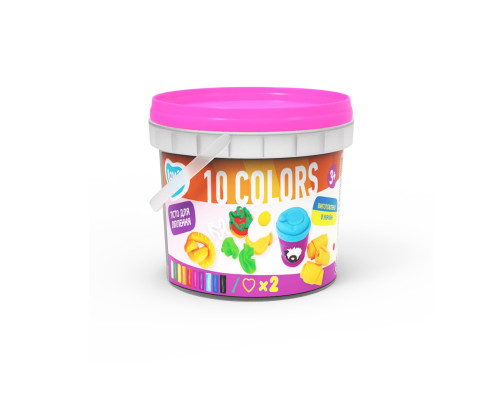 Набір тіста для ліплення "Відерце міні для дівчаток" TM Lovin 41153