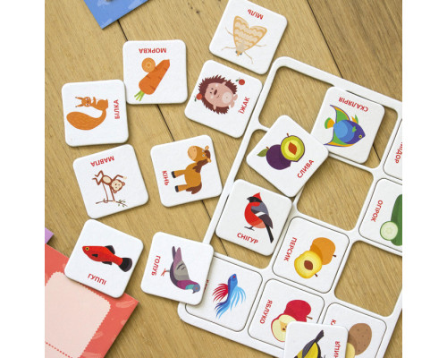 Дитячі логічні ігри "Підбирай за змістом" 918003, 24 картки укр. мовою