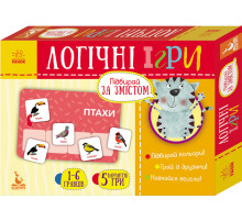Детские логические игры "Подбирай по содержанию" 918003, 24 карточки на укр. языке