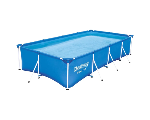 Басейн каркасний "Steel Pro" BESTWAY 56424 400Х211Х81 см, фільтр-насос