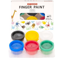 Гуаш пальчикова 6 кольорів Bambi RFC0635-2, 35 мл