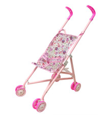 Дитяча колясочка для ляльок «Звірята» 9302 W-18 прогулянкова, складна