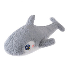 Детская мягкая игрушка "Акула" K15248(Grey) серый, размер 45 см