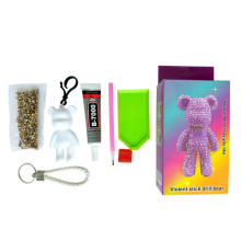 Детский набор для творчества "Создай брелок Медвежонок" FV26 золотой