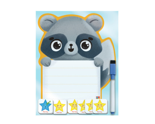 Магнітна дошка "Єнот" з маркером Vladi Toys VT3601-20 (укр.)