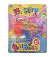 Пістолет з мильними бульбашками Дельфінчик 3333B(Pink) механічний, 2 запаски