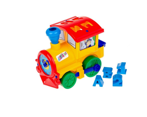 Дитячий сортер-потяг "Сонечко №1" 1-015(Yellow)