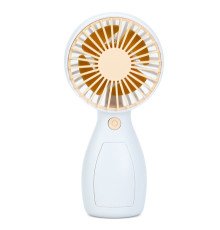 Портативный ручной вентилятор MK 5663-1(Yellow) 13 см, аккумулятор, USB зарядное