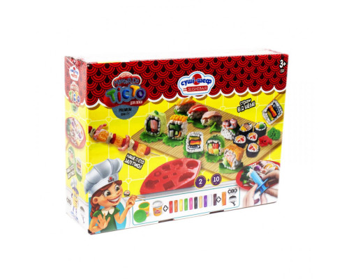 Набор для творчества "Тесто для лепки" Master Do "ШЕФ-повар суши TMD-10-02U с инструментами