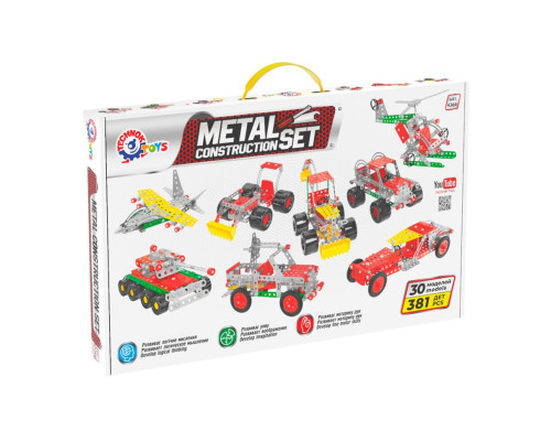 Конструктор металевий "Мегауніверсал ТехноК", арт. 4364TXK 381 подітий.