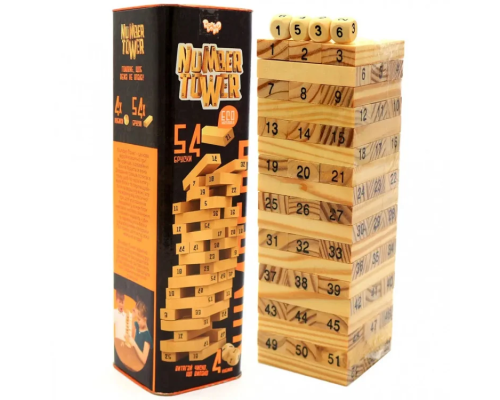 Настільна гра, що розвиває "NUMBER TOWER" укр. NT-01U