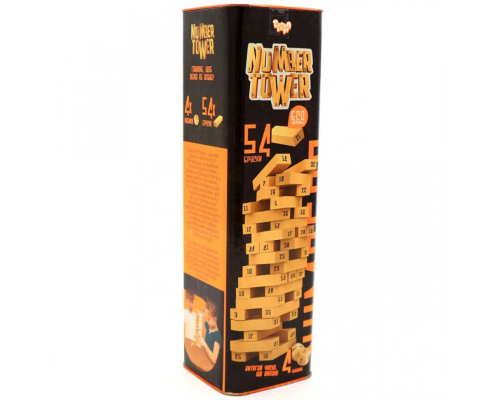 Настільна гра, що розвиває "NUMBER TOWER" укр. NT-01U