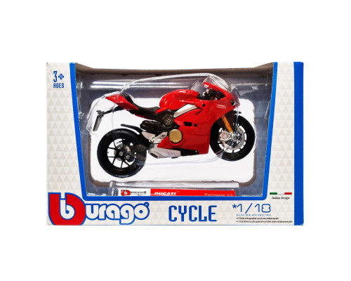 Детская модель Мотоцикла "DUCATI Panigale V4" Bburago 18-51030-5 масштаб 1:18