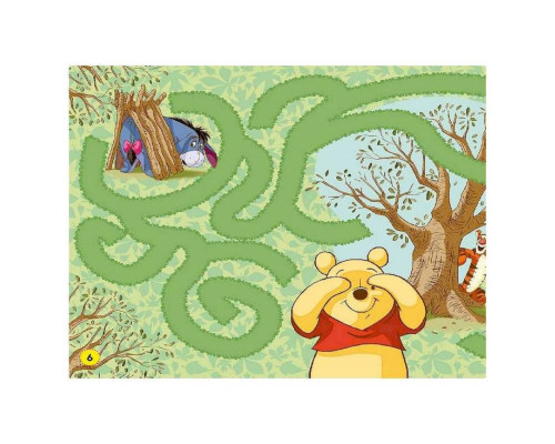 Лабіринти з наклейками "Вінні Пух" Дісней 1249002, 450 наклейок
