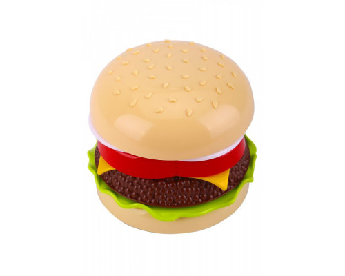 Детская игрушка "Гамбургер-пирамидка" ТехноК 8690TXK, 7 деталей