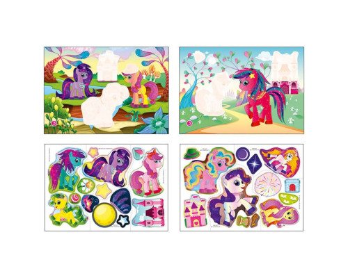 Альбом з наклейками "Поні" 10164032, 8 сторінок, 27 наклейок
