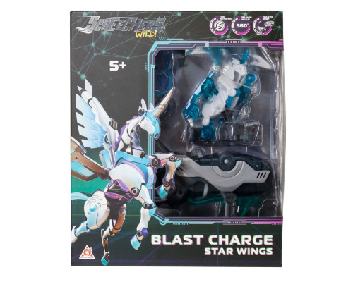 Дитячий ігровий набір S5 L1 СТАР ВІНГС Screechers Wild! EU686113 запускач-бластер, машинка-трансформер
