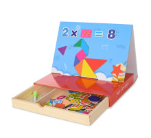 Дерев'яна розвиваюча іграшка Дощечка MD 1852-2 магнітна, для малювання